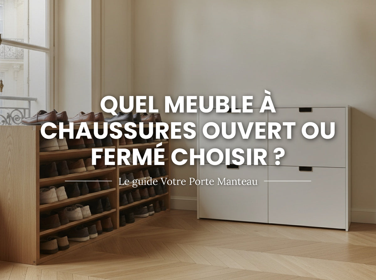 Quel meuble à chaussures ouvert ou fermé choisir ? Image