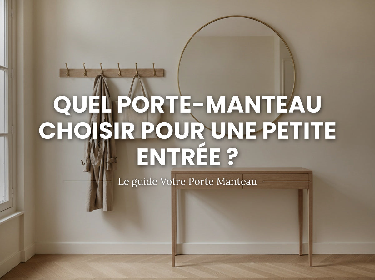 Quel porte-manteau choisir pour une petite entrée ? Image