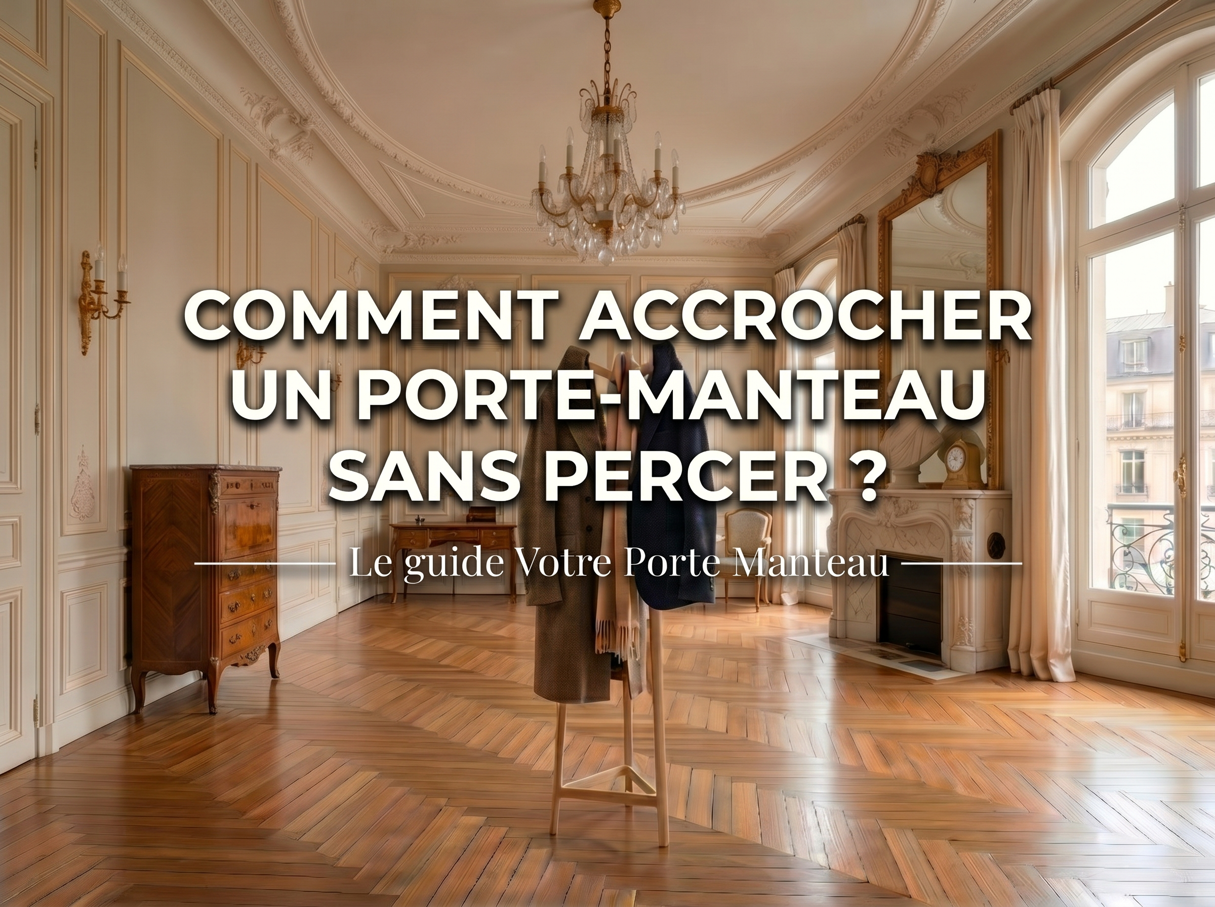 Comment accrocher un porte-manteau sans percer ? - Le guide Votre Porte Manteau Image