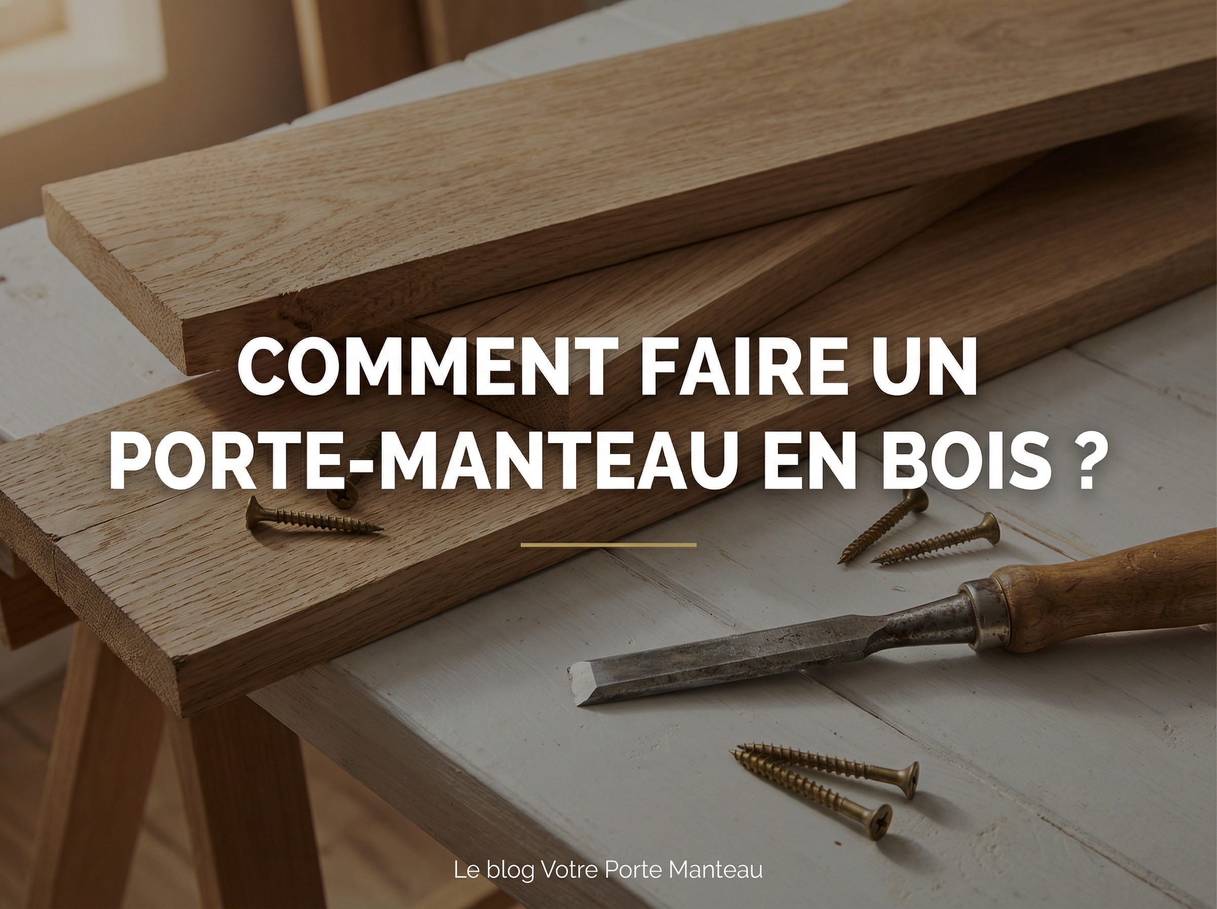 Comment faire un porte manteau en bois ? - Le guide Votre Porte Manteau
