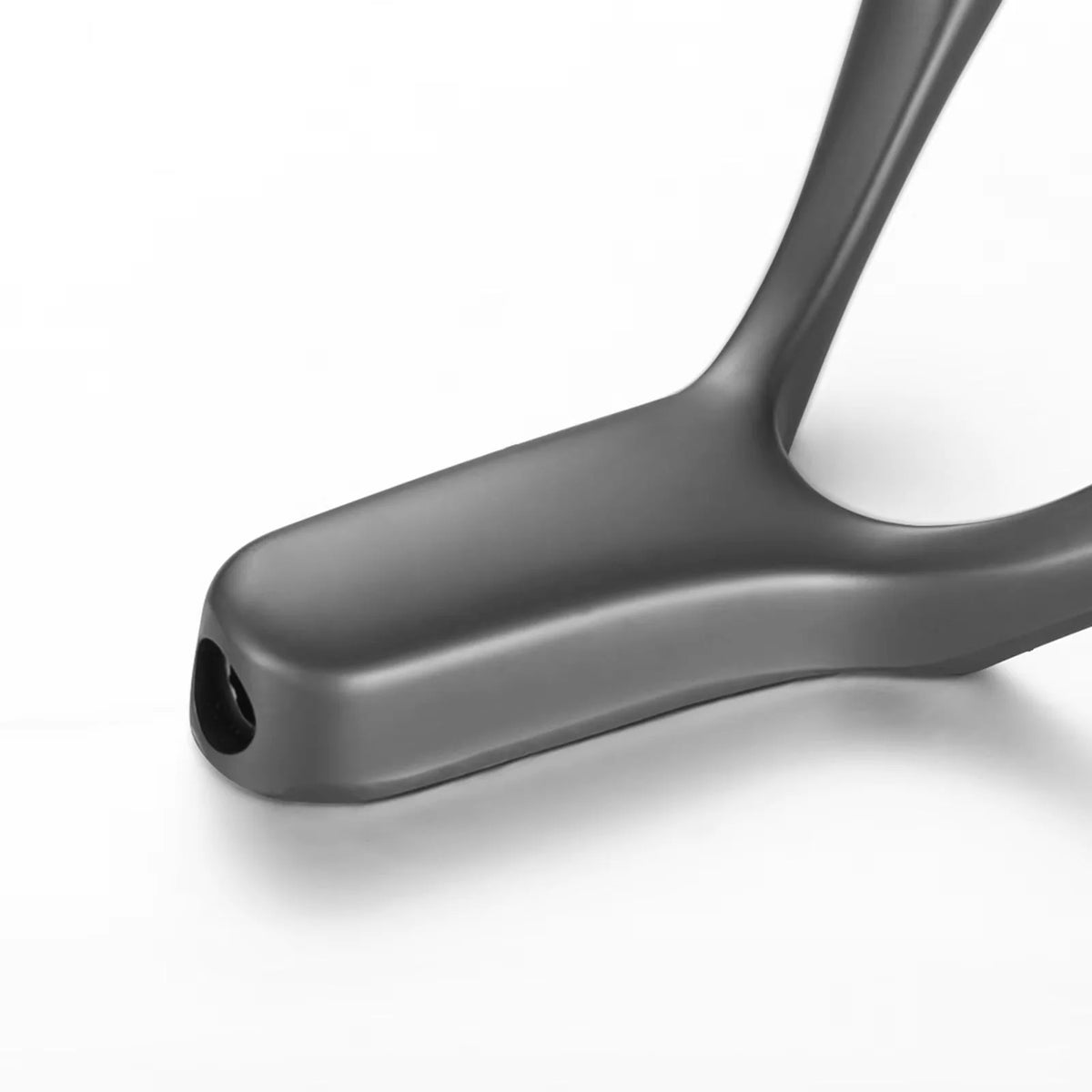 Photo originale de détail de fixation de la patère Antenne gris graphite