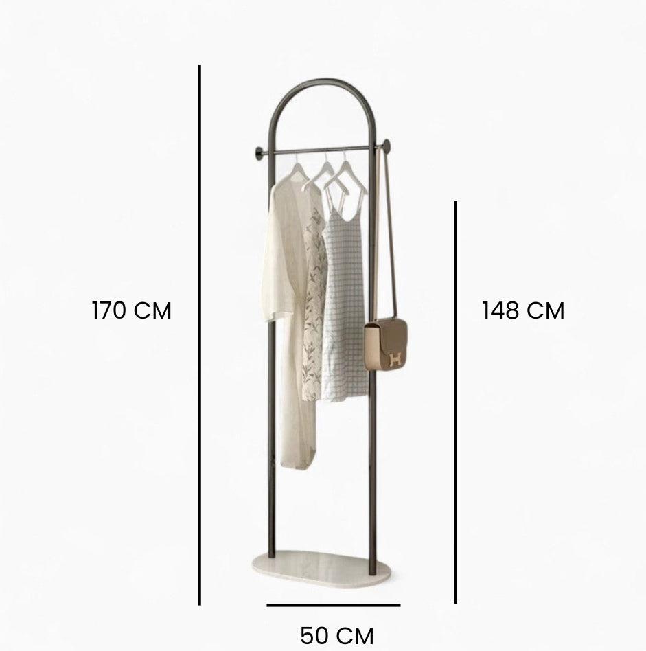 Porte Manteau sur Pied Courbé noir