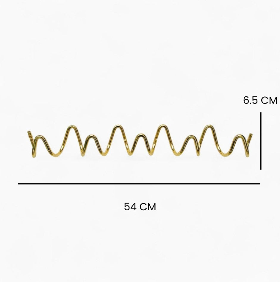 Porte Manteau design Vrille or