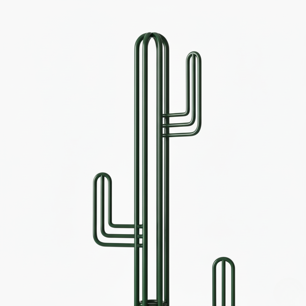 Porte Manteau sur Pied Cactus vert