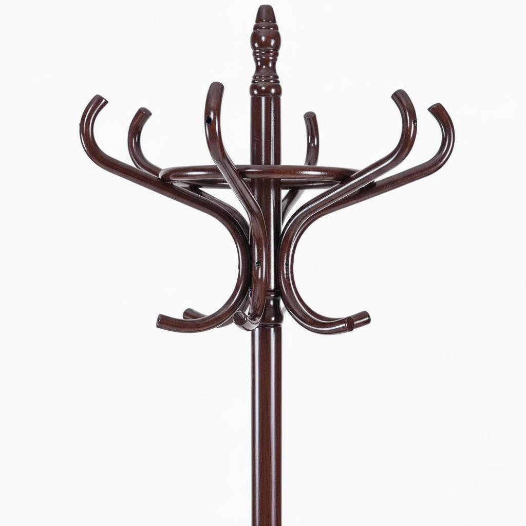 Porte Manteau Perroquet brun foncé