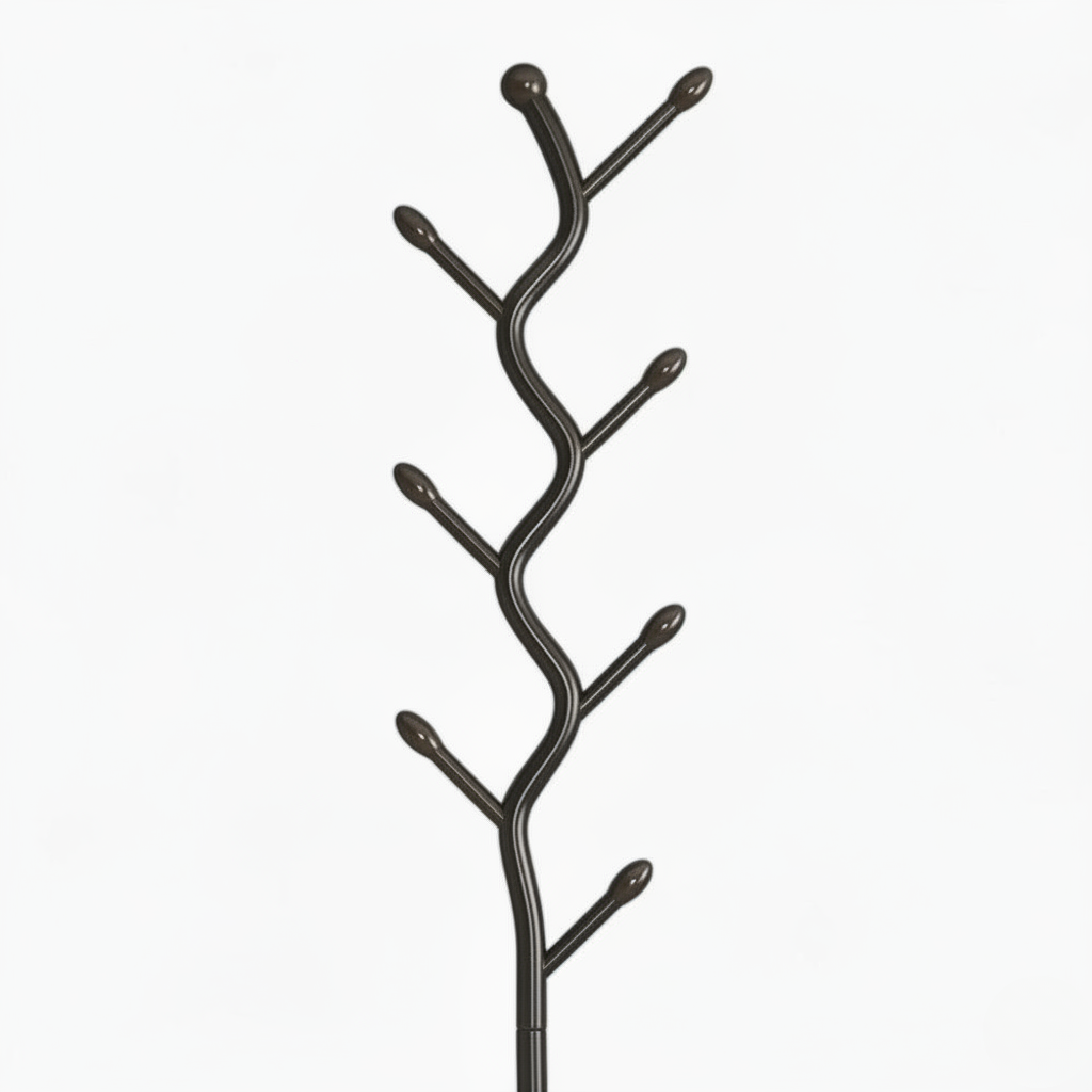 Porte Manteau sur Pied Rangement bas noir