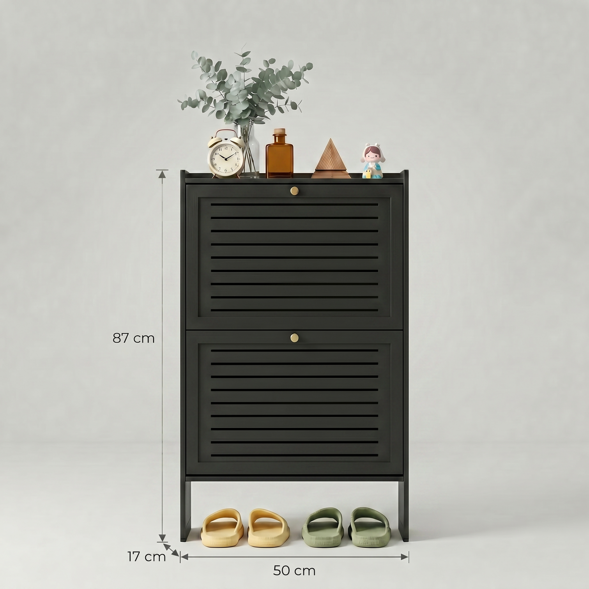 Meuble Rangement Chaussure Noir