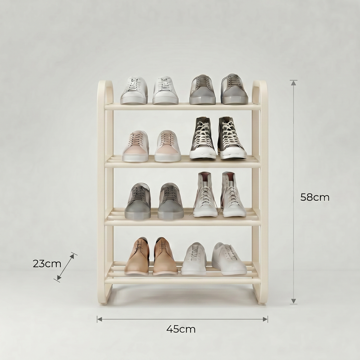 Meuble Chaussure Design Blanc