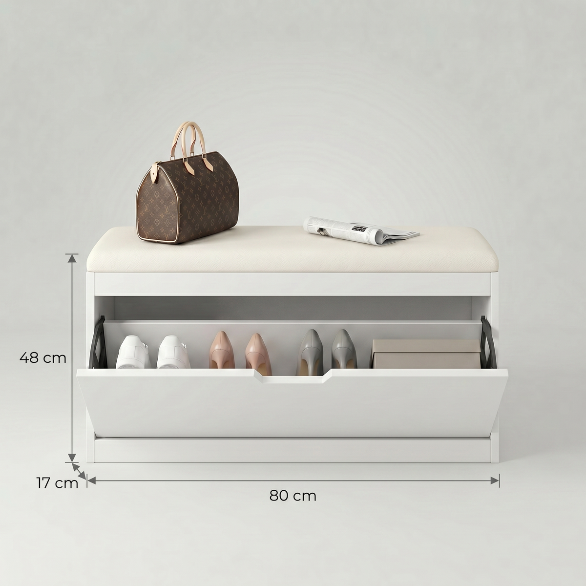Meuble Chaussure Basculant avec Banc