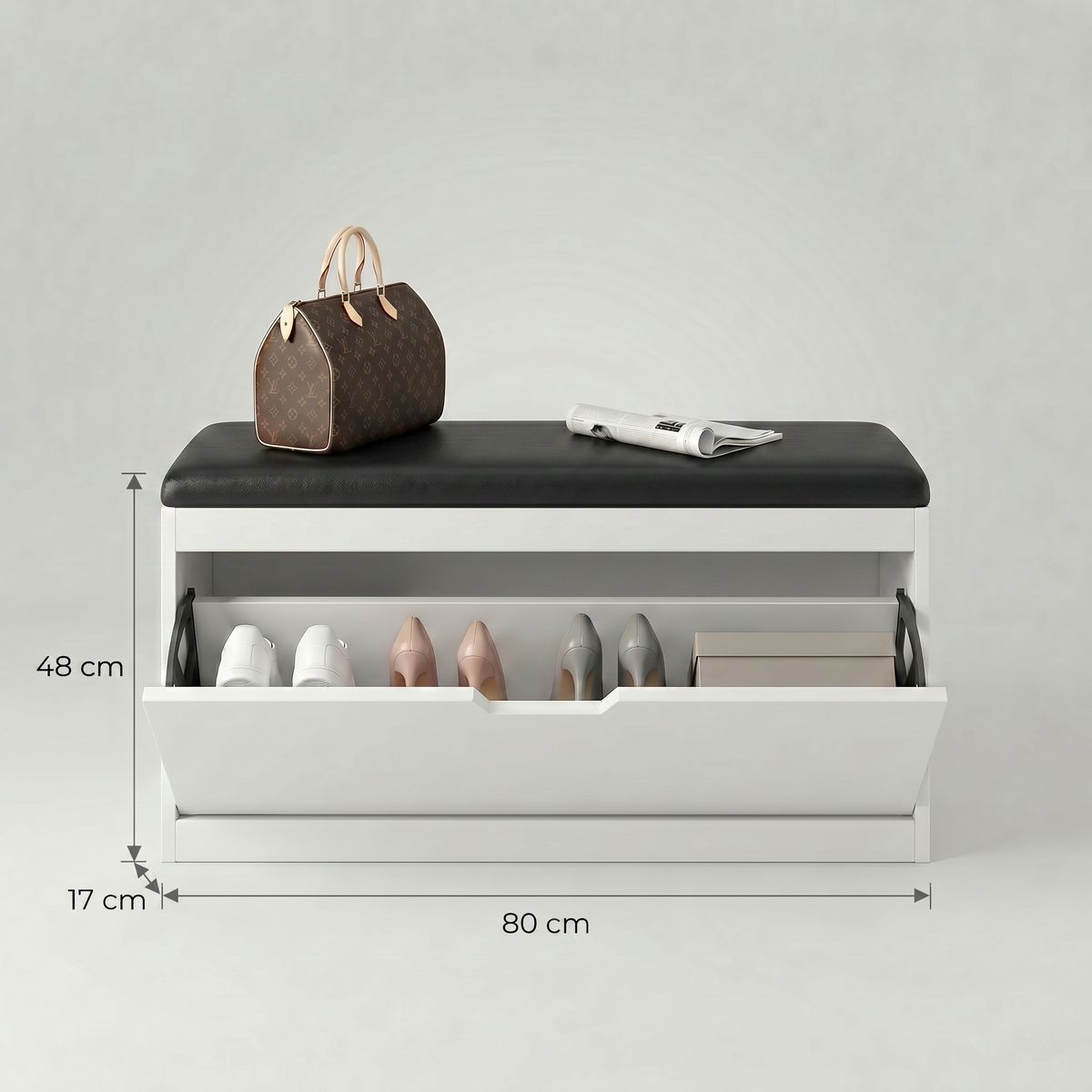 Meuble Chaussure Banc Tiroir Bascule