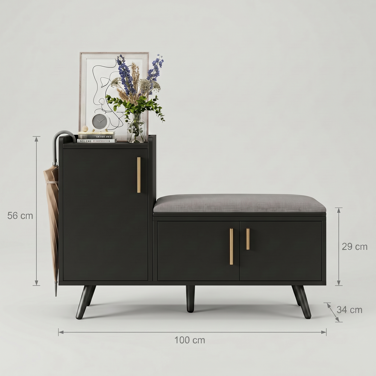 Meuble Chaussure Design Banc Entrée