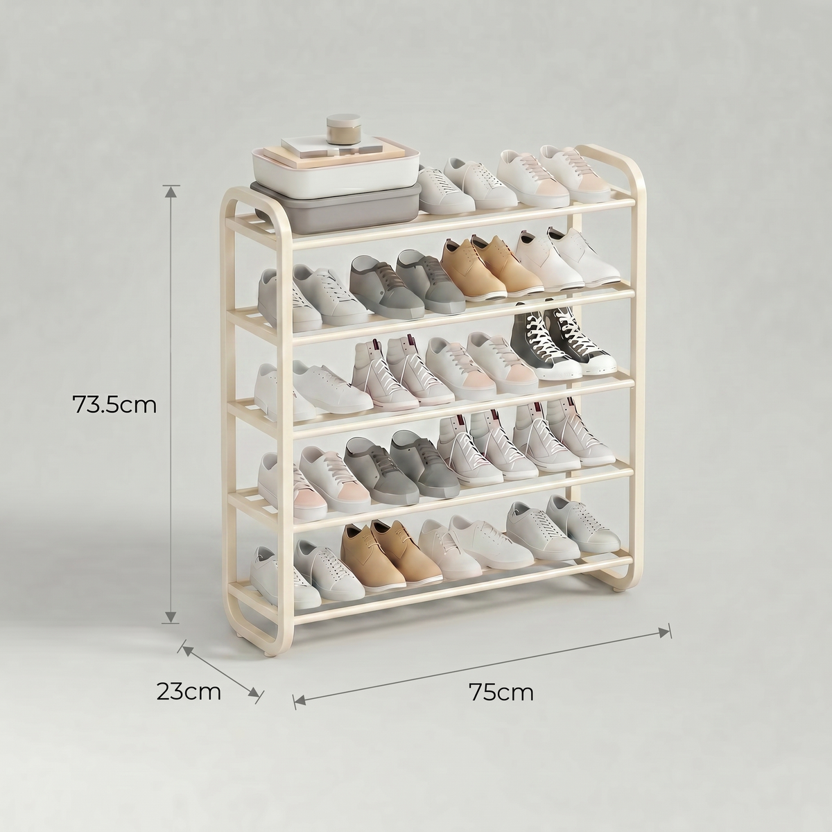 Meuble Chaussure Blanc Étagère