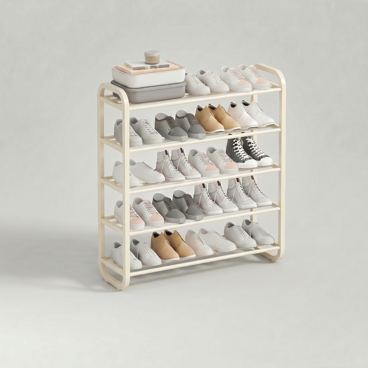 Meuble Chaussure Blanc Étagère