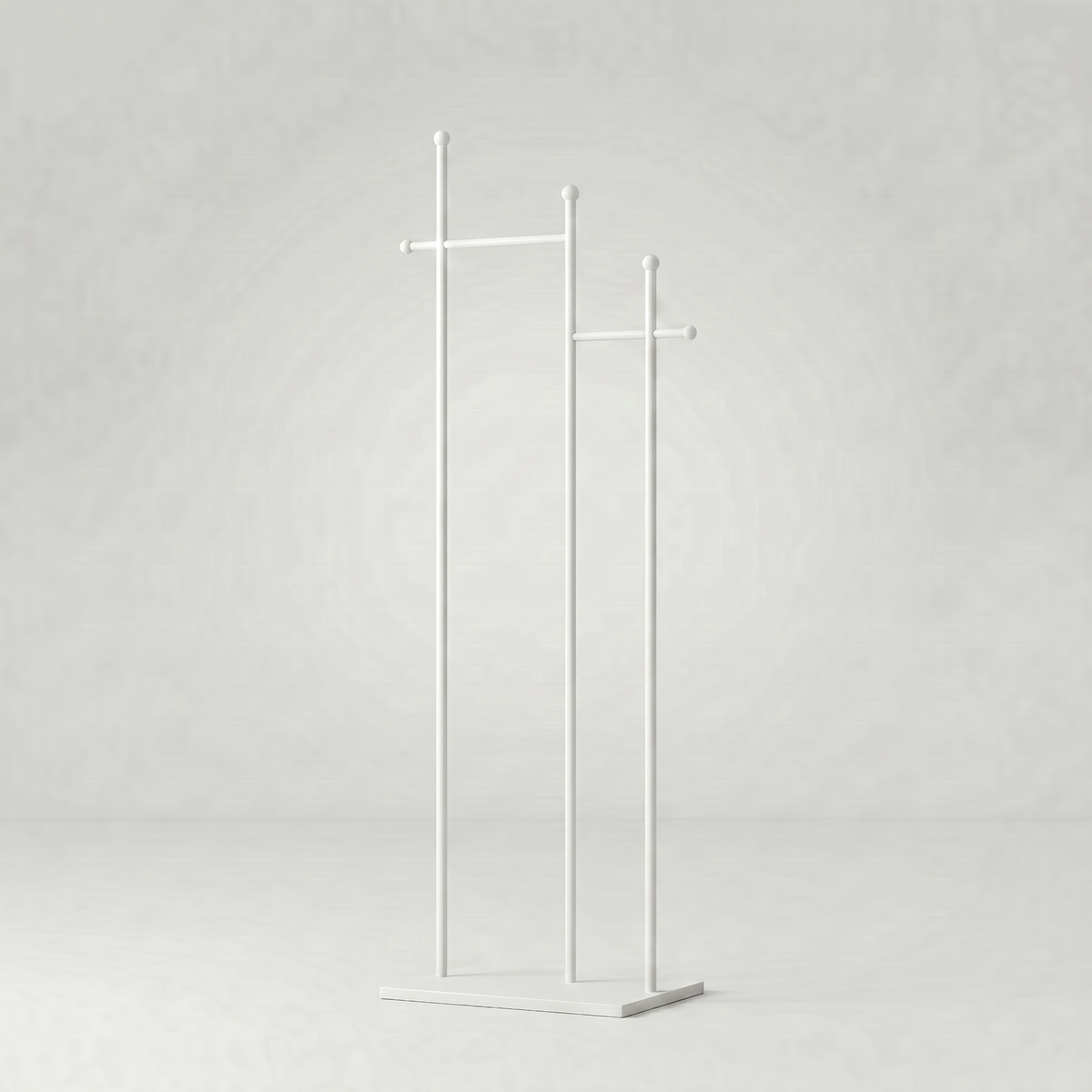 Porte Manteau sur Pied design blanc