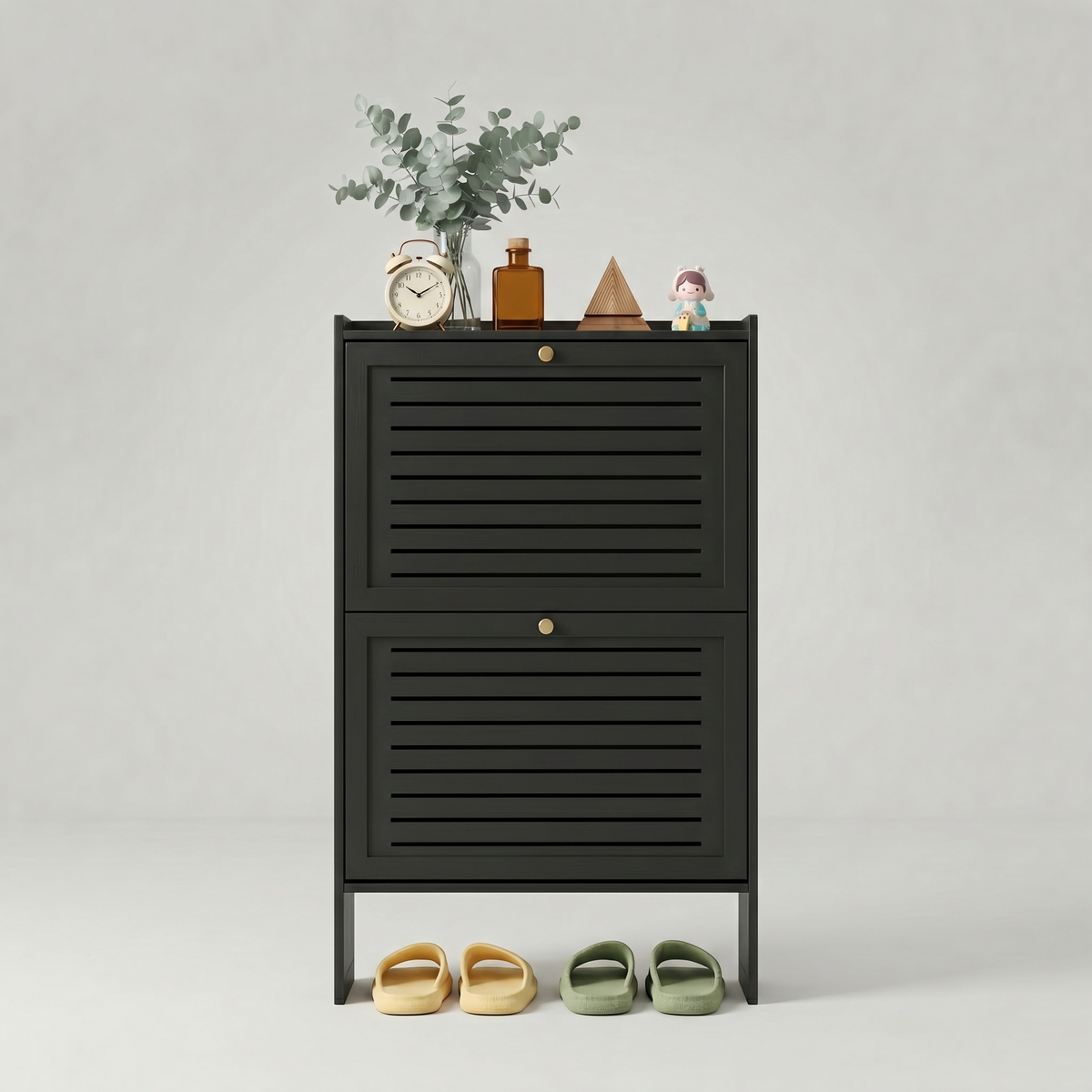 Meuble Rangement Chaussure Noir