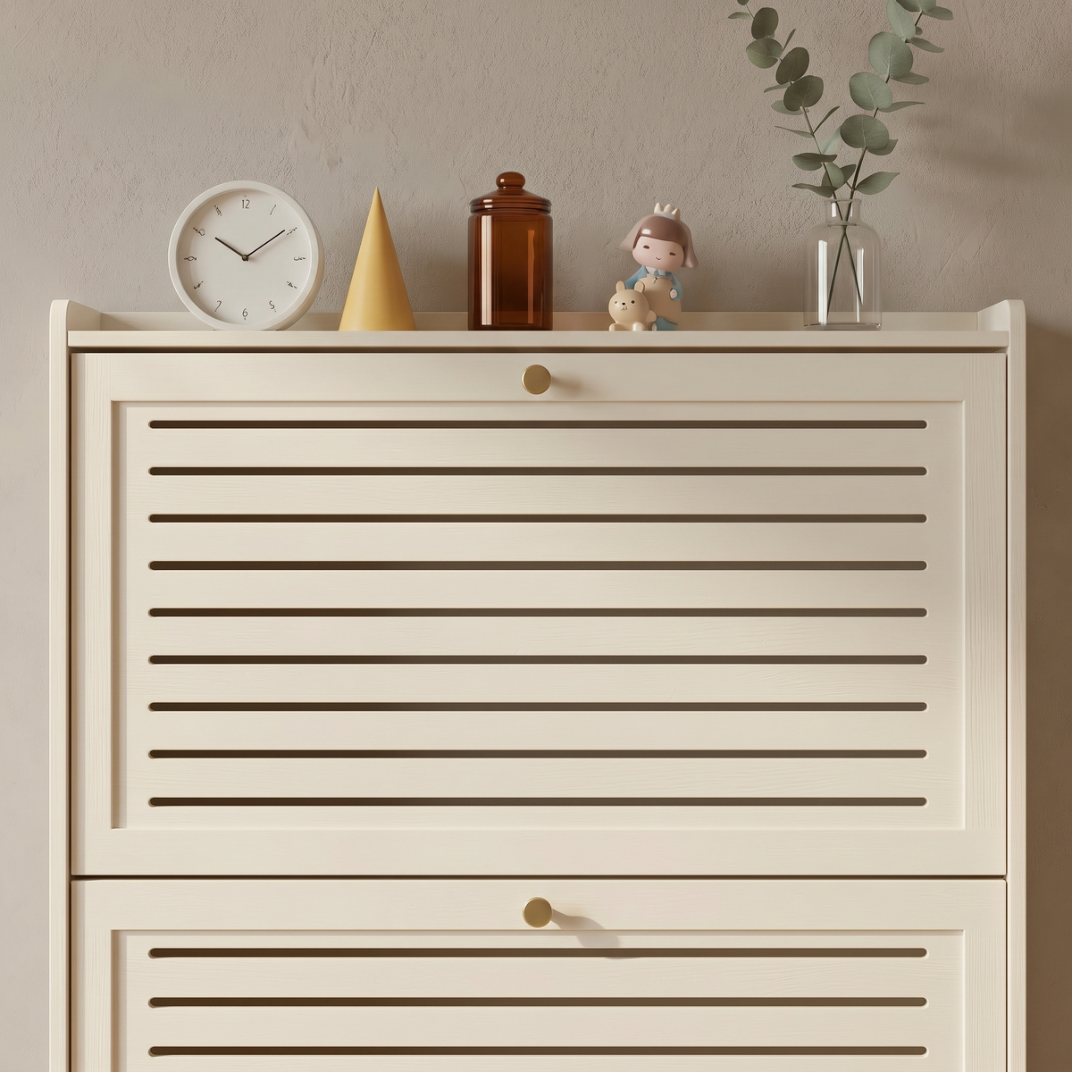 Meuble Chaussure Blanc 2 Portes