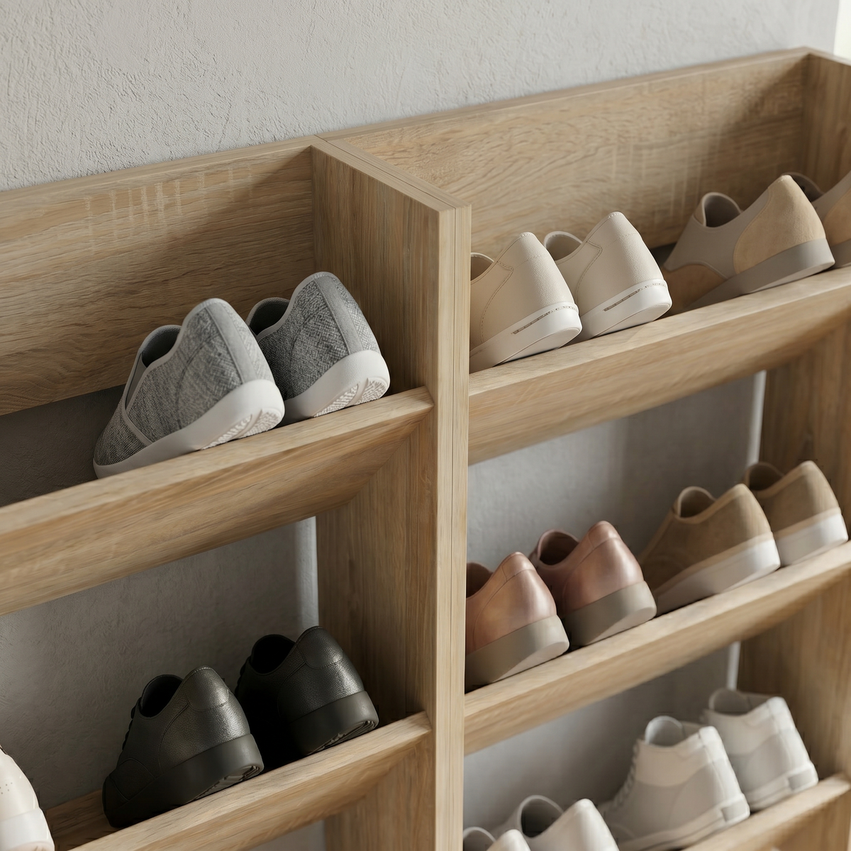 Meuble Chaussure Mural Bois