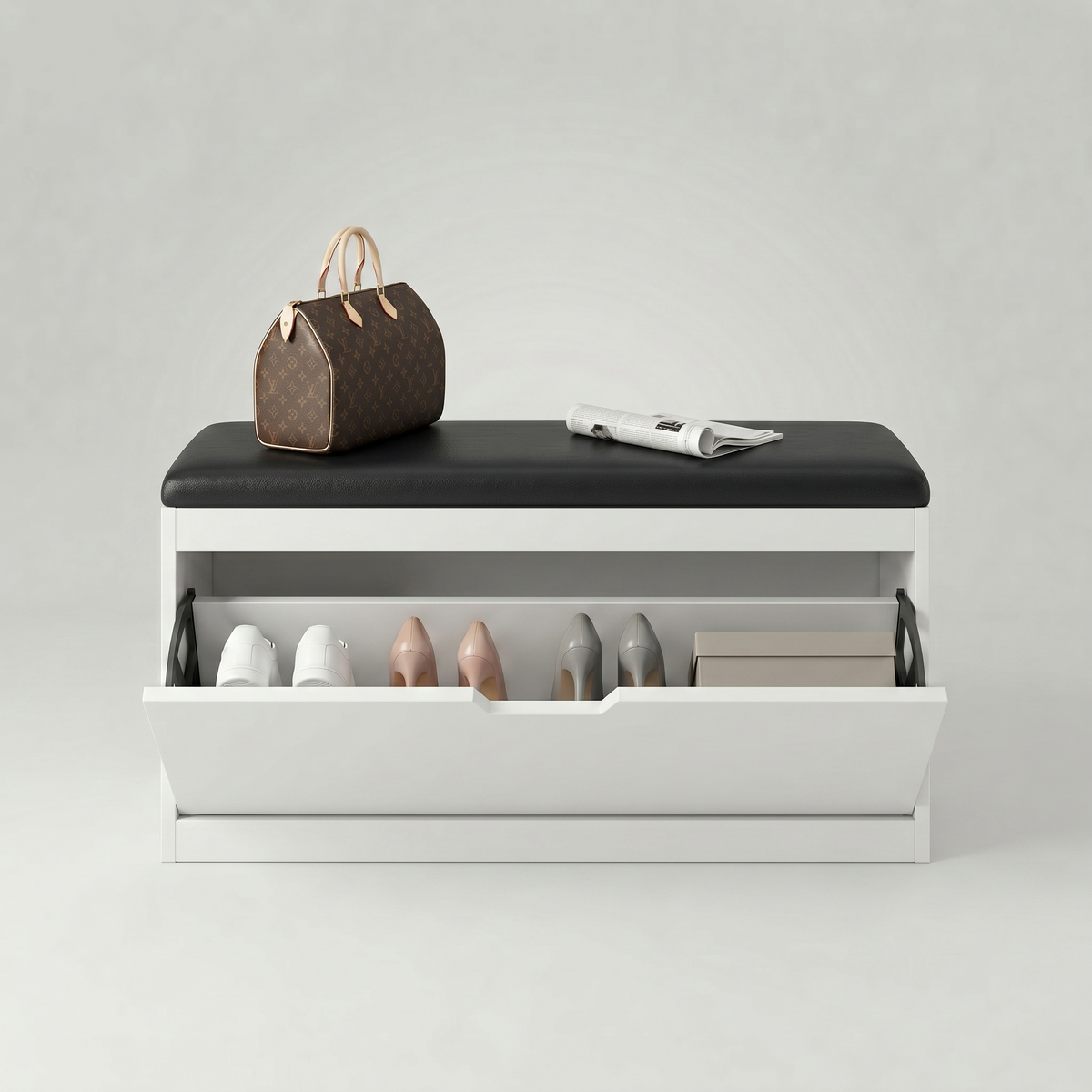 Meuble Chaussure Banc Tiroir Bascule