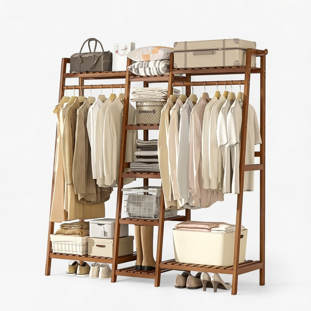 Porte Manteau Meuble Chaussure Grand dressing bois