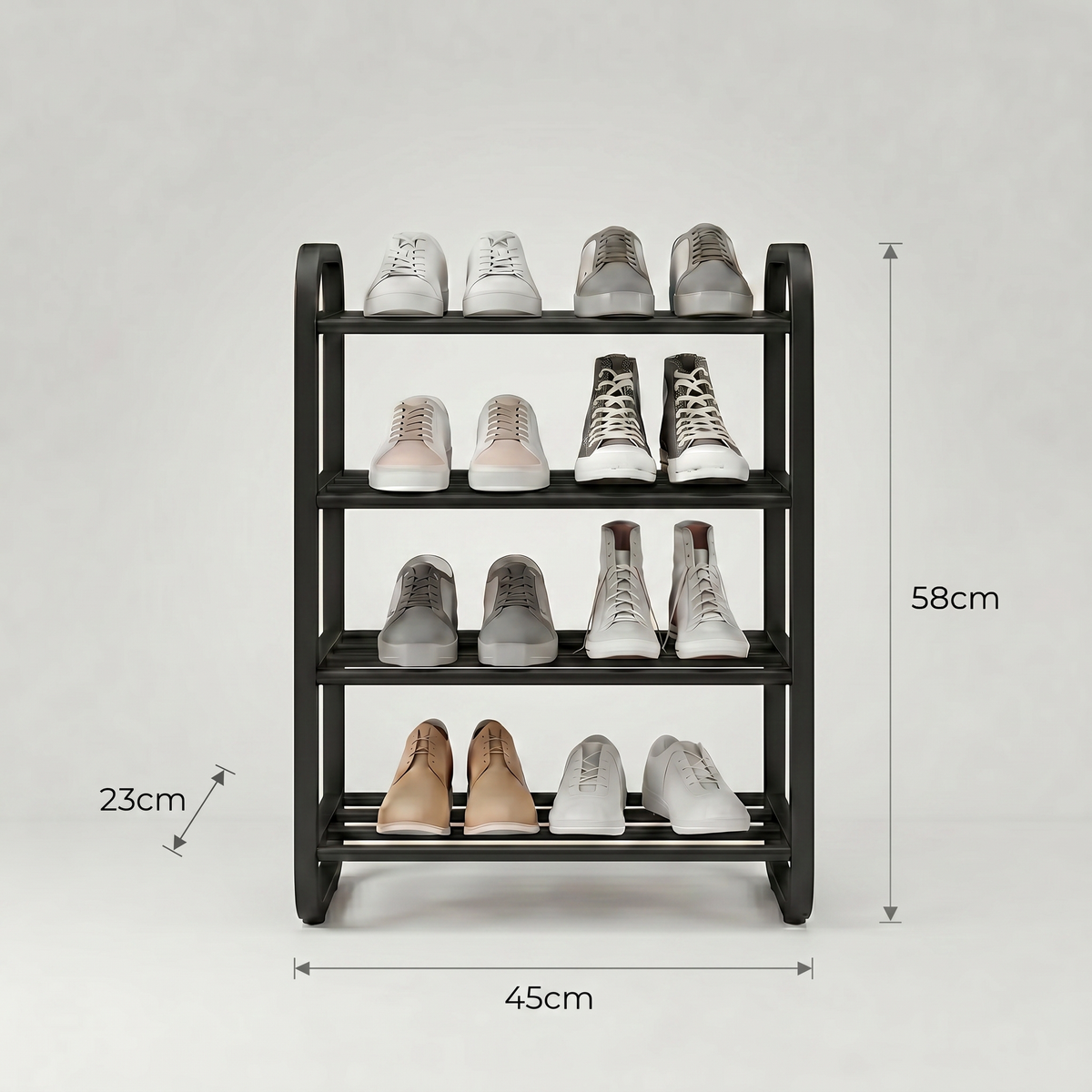 Meuble Chaussure Design Noir