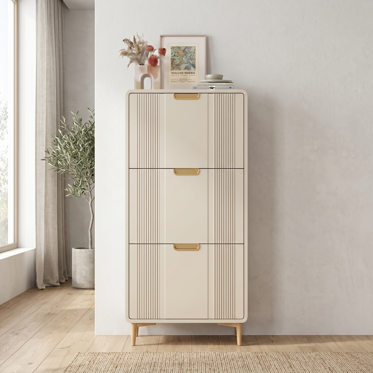 Meuble Chaussure Haut et Fin
