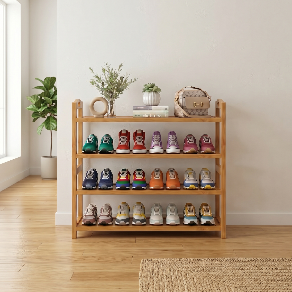 Meuble Chaussures 4 Étagères
