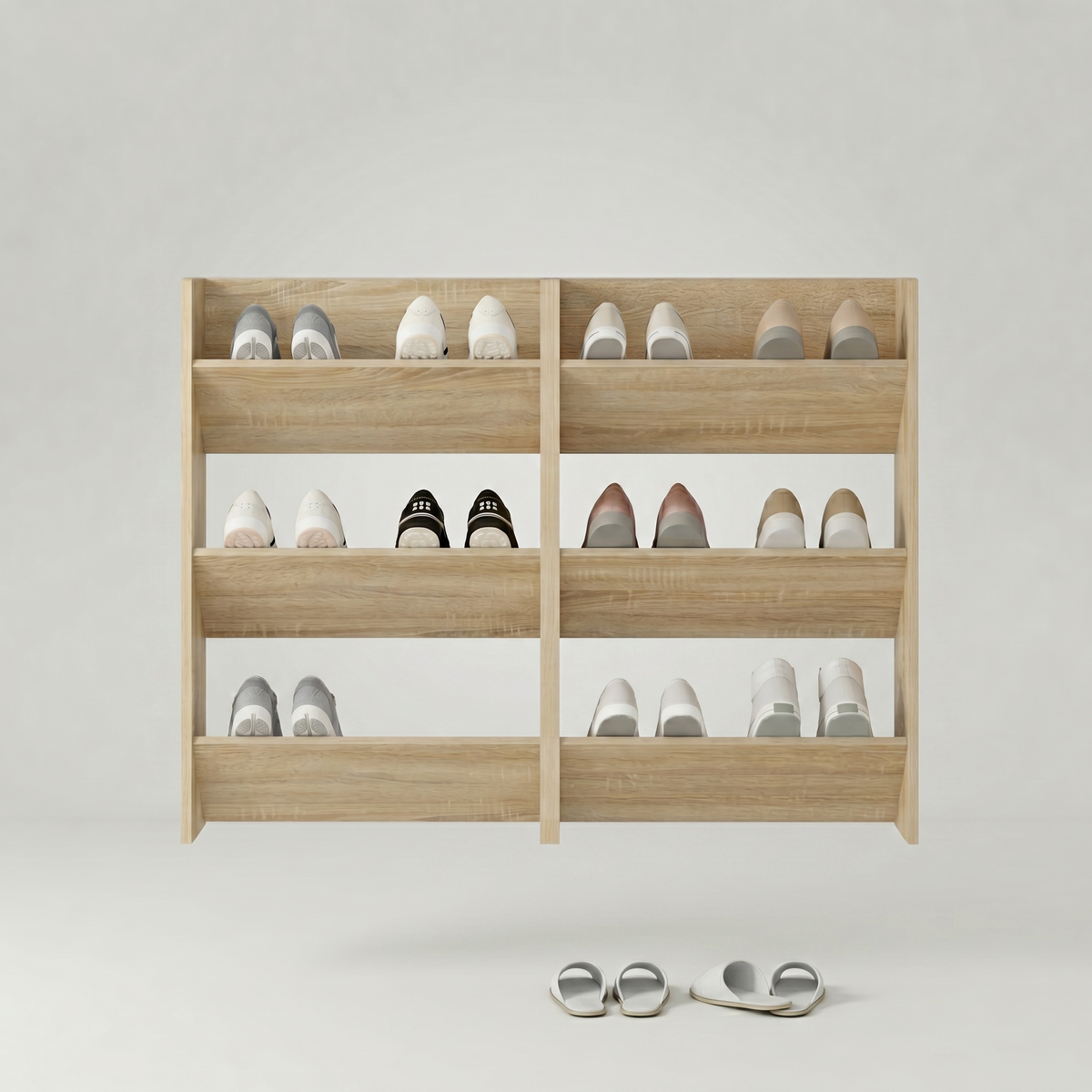 Meuble Chaussure Mural Bois