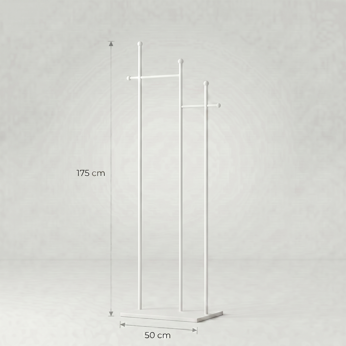 Porte Manteau sur Pied design blanc