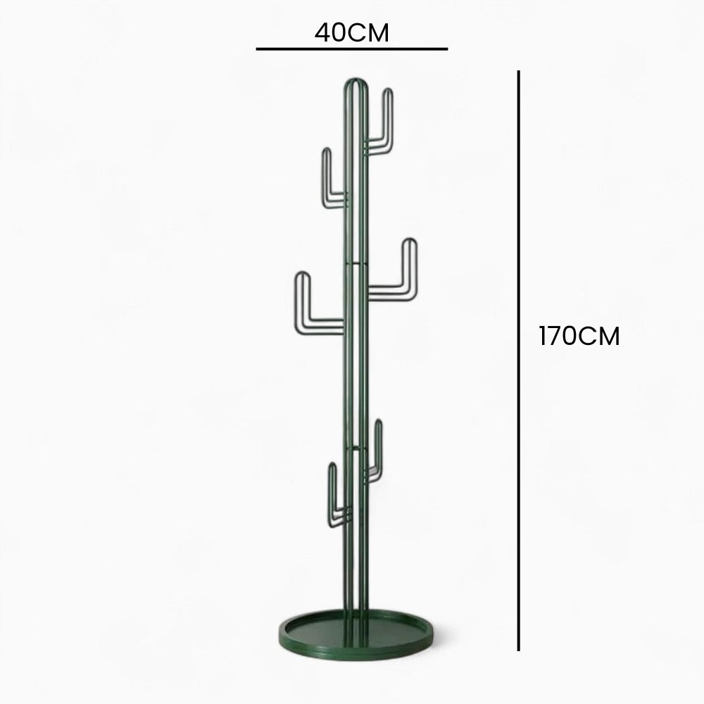 Porte Manteau sur Pied Cactus vert