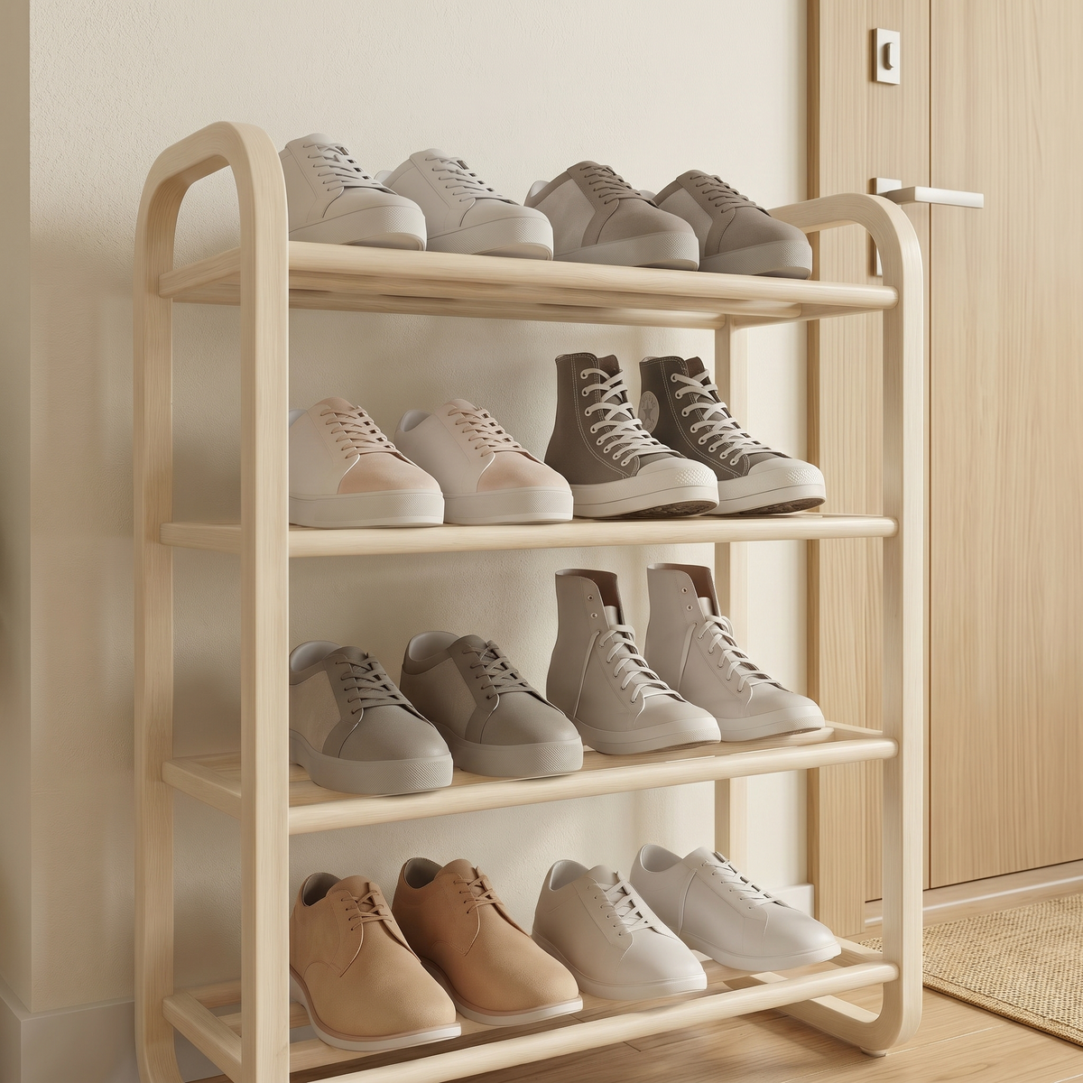 Meuble Chaussure Design Blanc