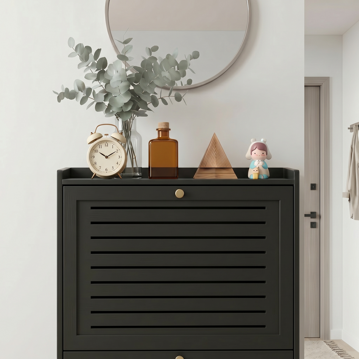 Meuble Rangement Chaussure Noir