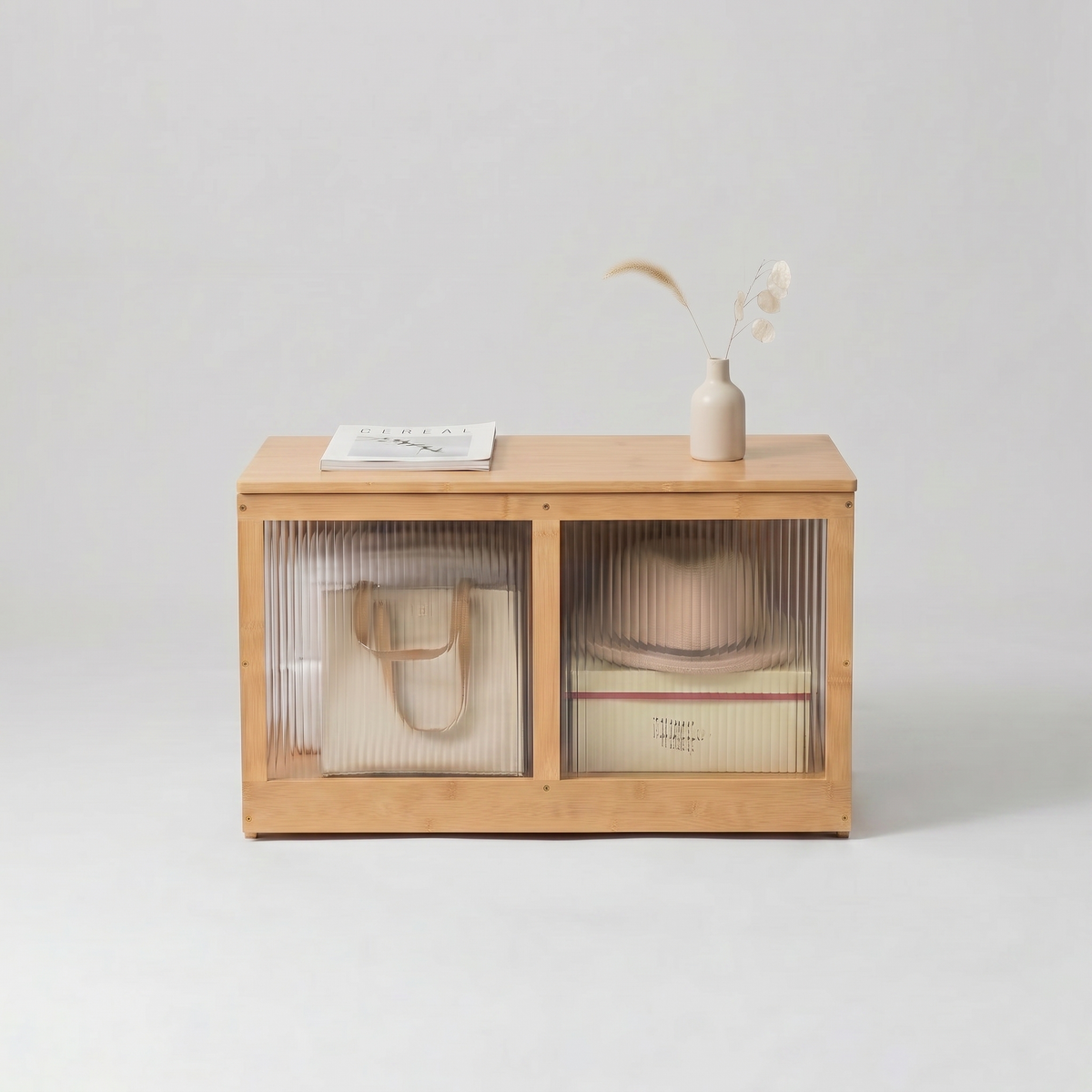 Meuble Chaussure Banc Bois Clair