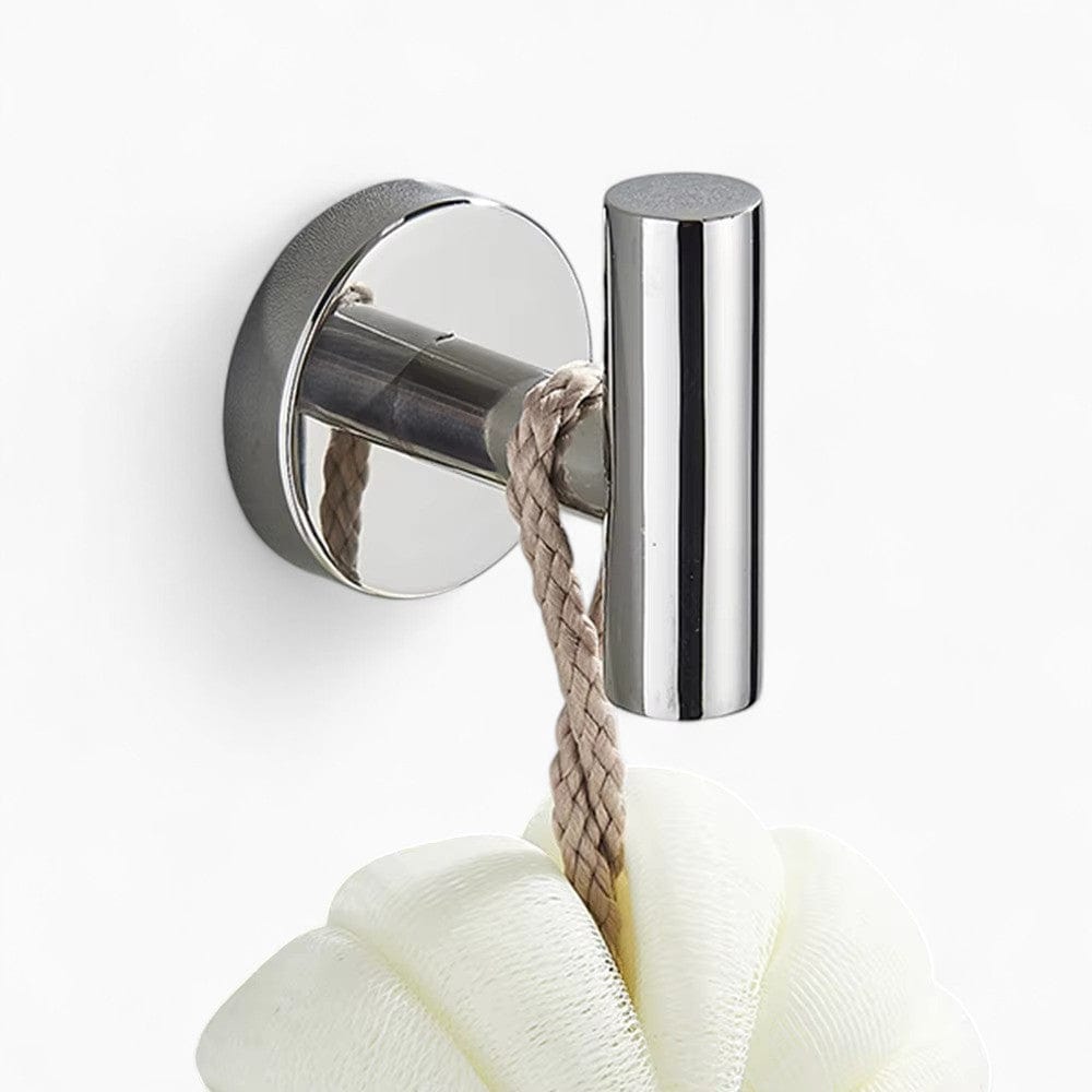 My Store Argent Porte Manteau salle de bain Crochet tuyau métal