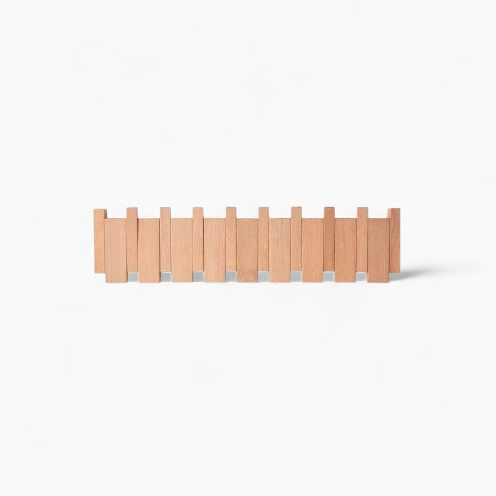 My Store Beige Porte Manteau Mural Grand Design bois claire