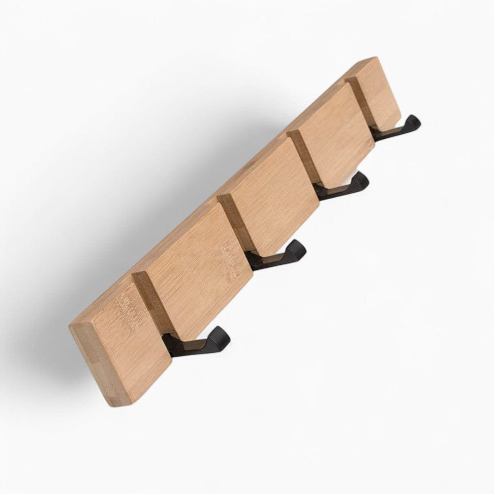 My Store Beige Porte Manteau Mural Petit Crochet Ouvrant bois