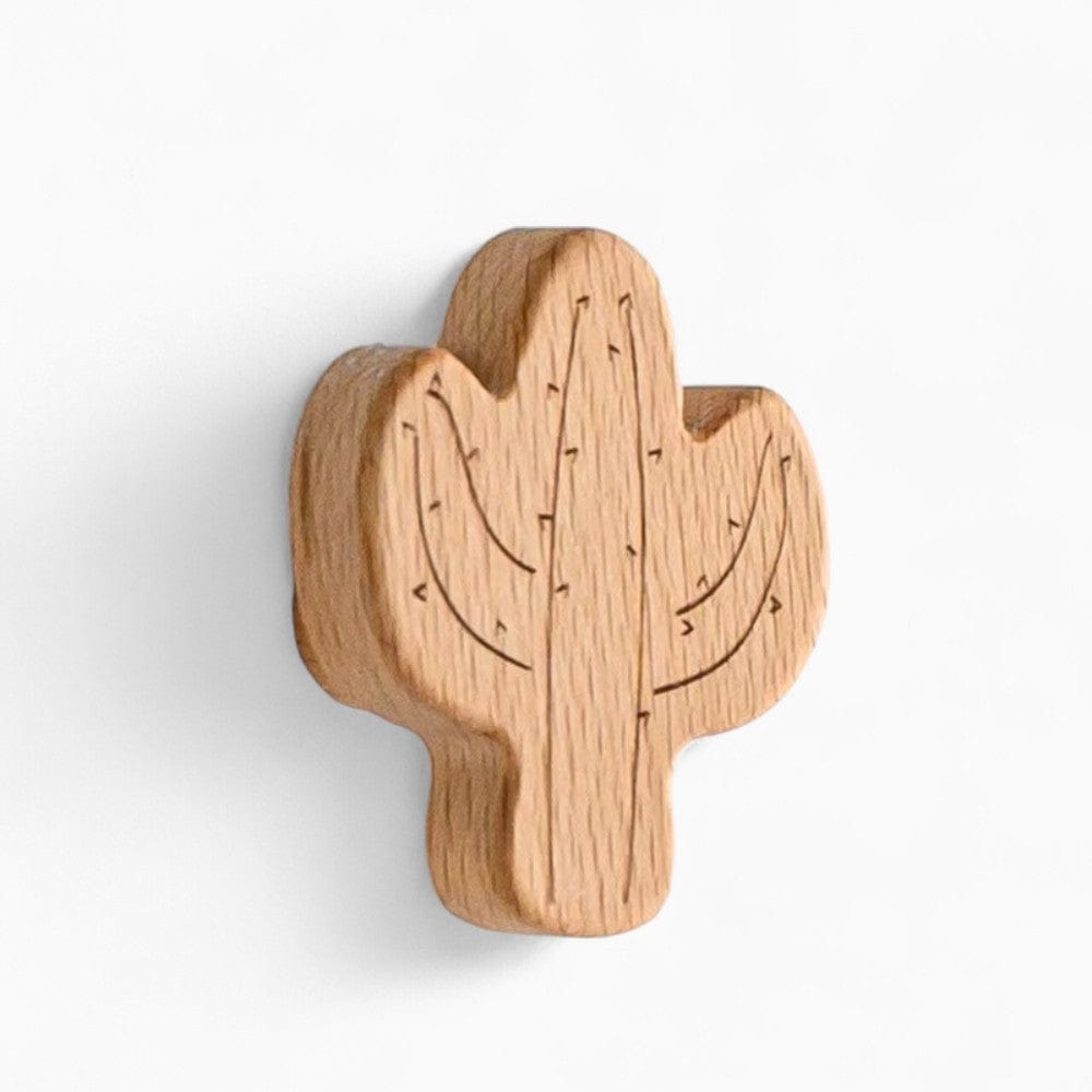 My Store Beige Porte Manteau Patere Cactus