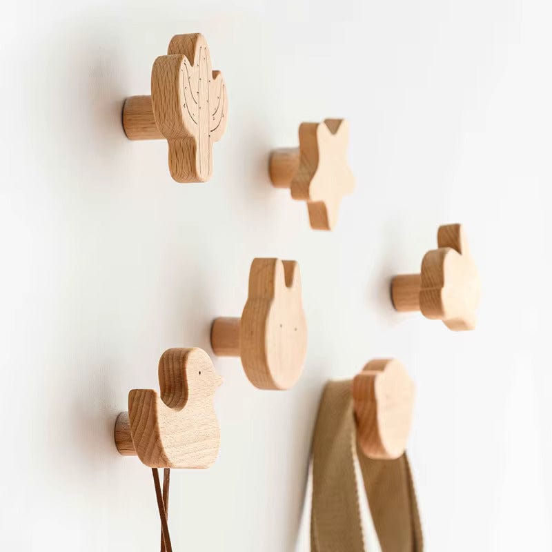 My Store Beige Porte Manteau Patere Lapin