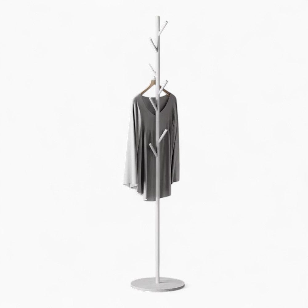 My Store Blanc Porte Manteau Arbre sur Pied Blanc