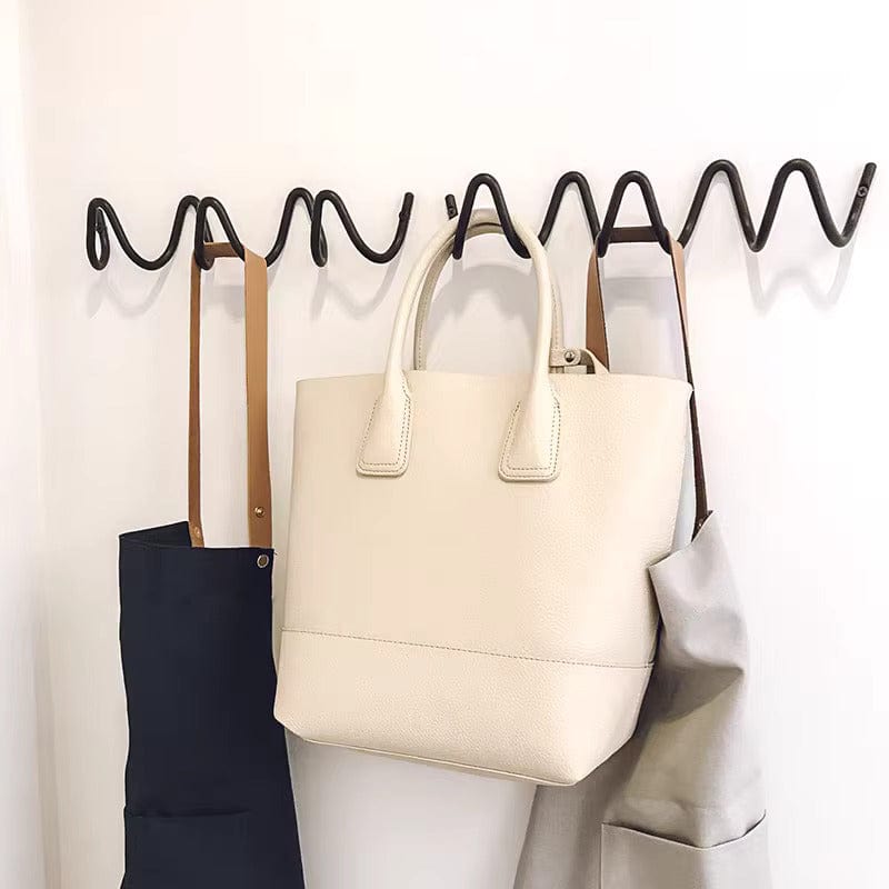 My Store Blanc Porte Manteau design Vrille blanc