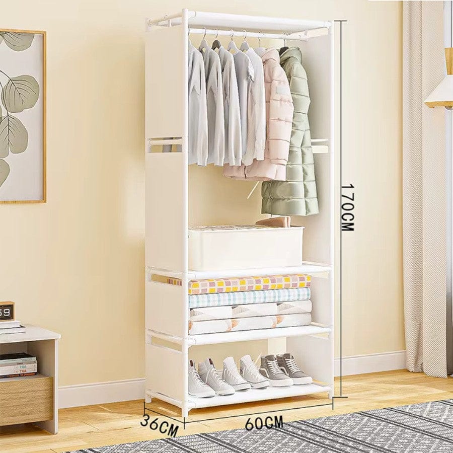 My Store Blanc Porte Manteau Meuble Chaussure Simple Etagere Fermé blanc