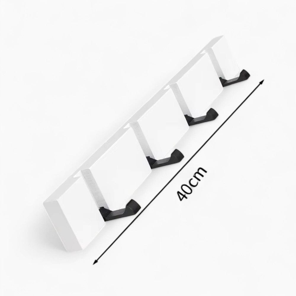 My Store Blanc Porte Manteau Mural Petit Crochet Ouvrant bois blanc