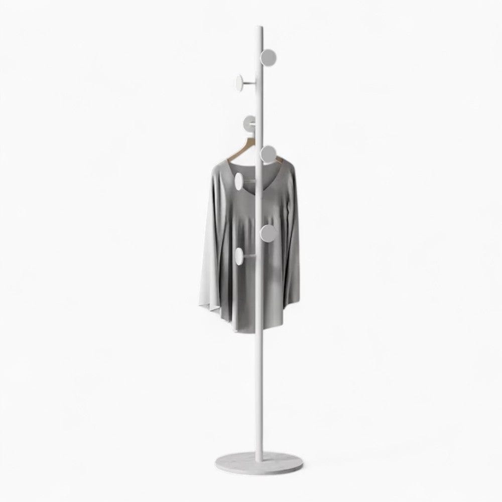 My Store Blanc Porte Manteau sur Pied Champignon Blanc