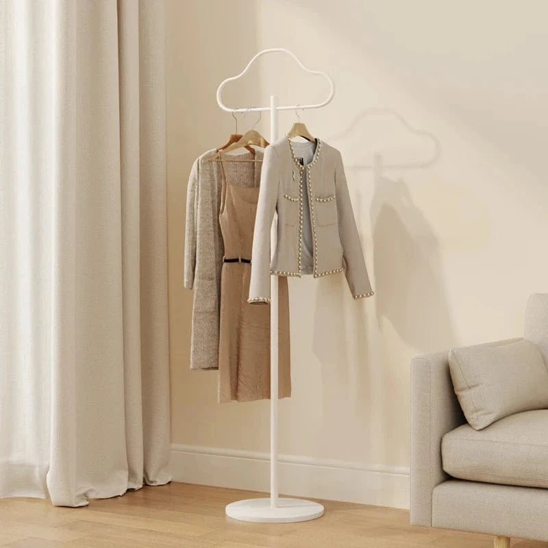My Store Blanc Porte Manteau sur Pied Nuage blanc