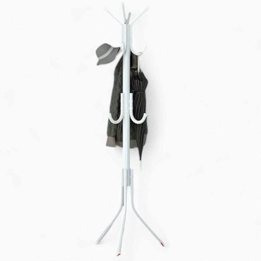 My Store Blanc Porte Manteau sur Pied Perroquet blanc