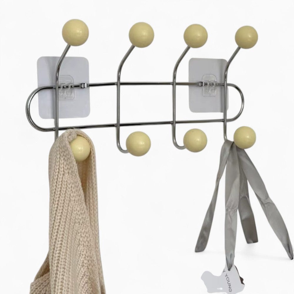 My Store Jaune Porte Manteau Mural Entrée métal Crochet jaune