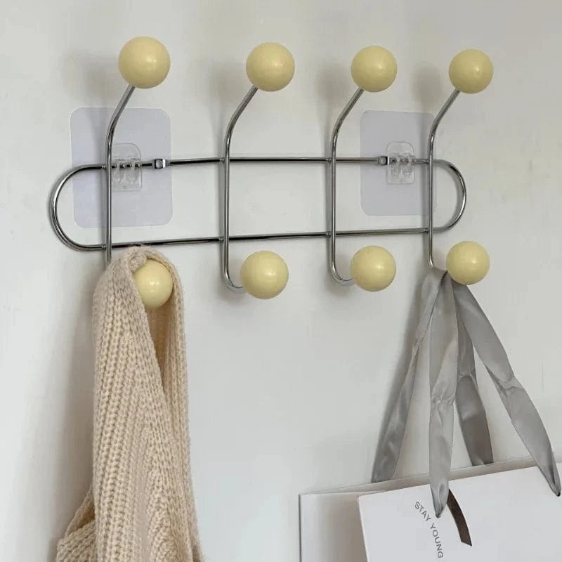 My Store Jaune Porte Manteau Mural Entrée métal Crochet jaune