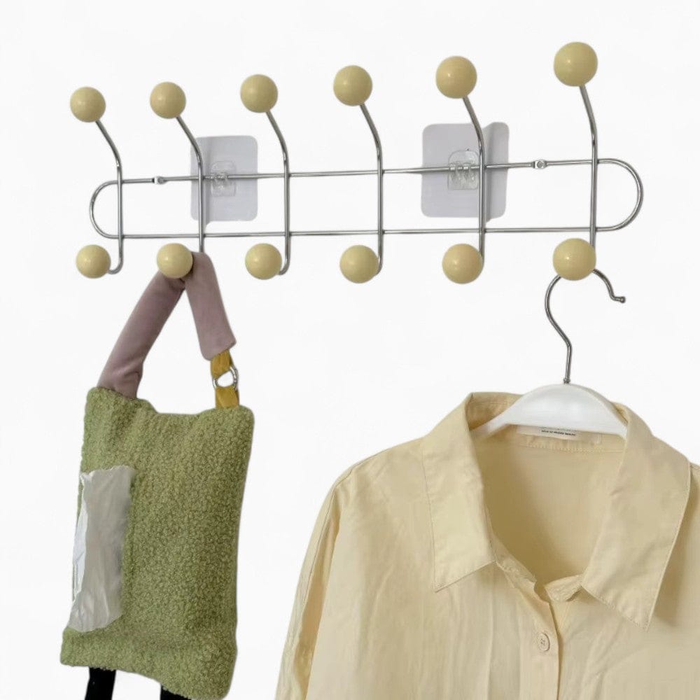 My Store Jaune Porte Manteau Mural Entrée métal Grand Crochet jaune