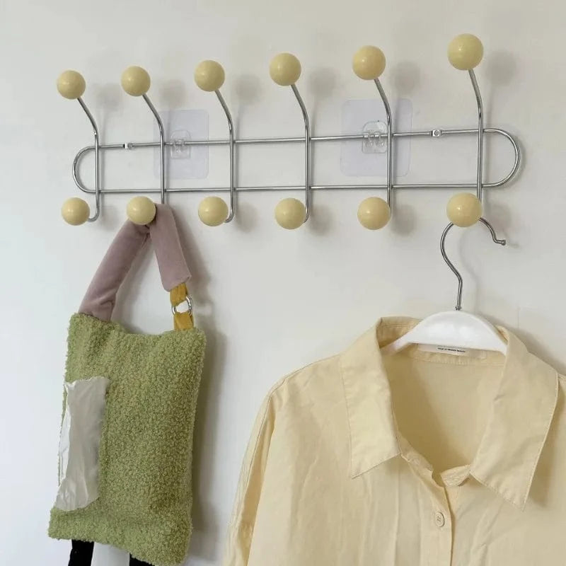 My Store Jaune Porte Manteau Mural Entrée métal Grand Crochet jaune