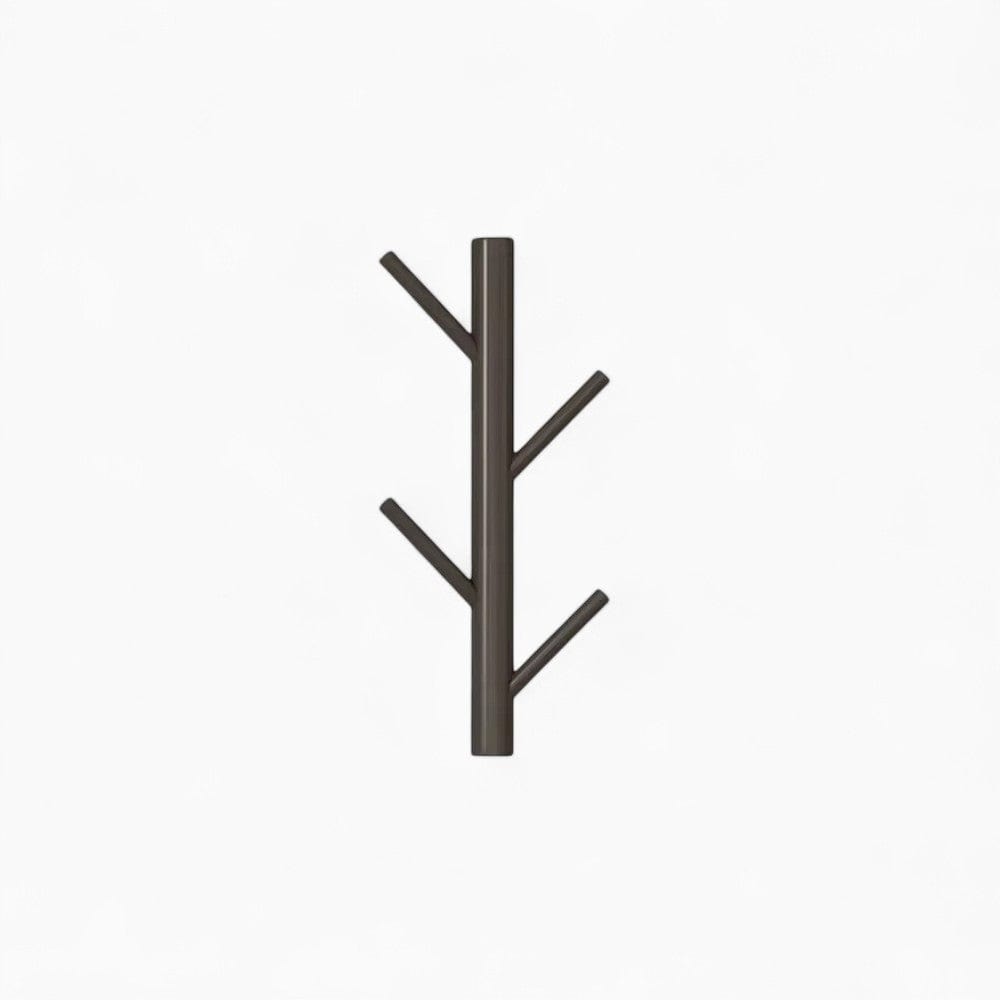My Store Marron Porte Manteau Mural Bout de bois foncé