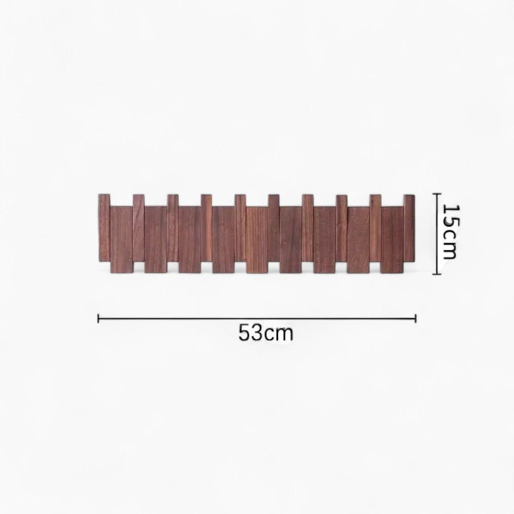 My Store Marron Porte Manteau Mural Grand Design bois foncé